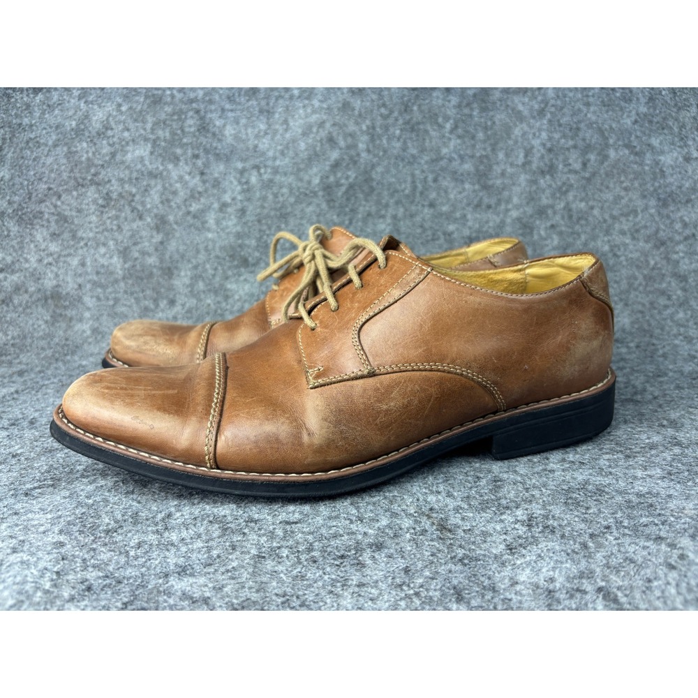 Sandro Moscoloni Oxford Shoes Mens 10W Brown Leather Cap Toe Lace Up 17763